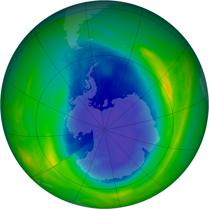 Ozone Map 1984-10-02
